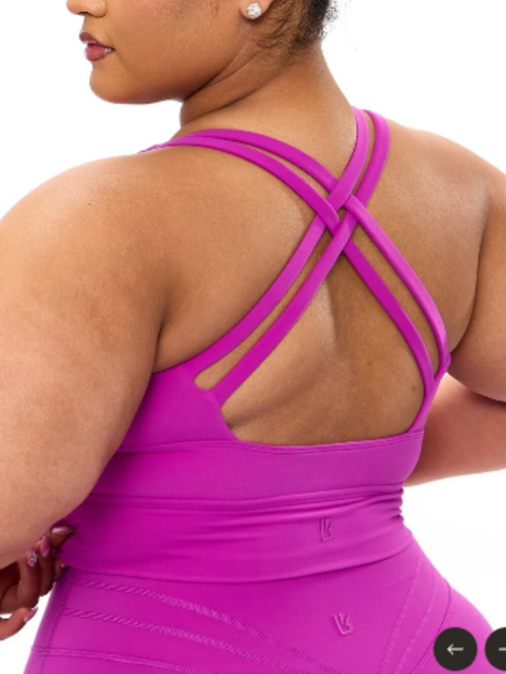 Buffbunny Grape Juice Rosa Sports Bra - XS